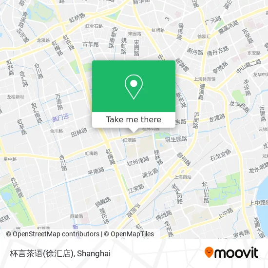 杯言茶语(徐汇店) map