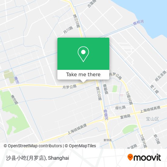沙县小吃(月罗店) map