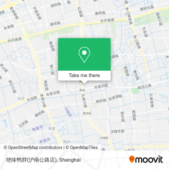 绝味鸭脖(沪南公路店) map