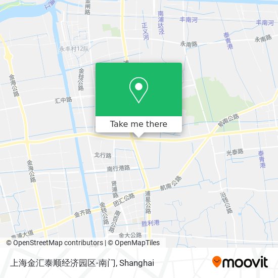上海金汇泰顺经济园区-南门 map
