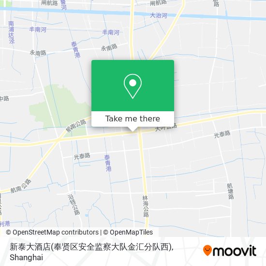 新泰大酒店(奉贤区安全监察大队金汇分队西) map