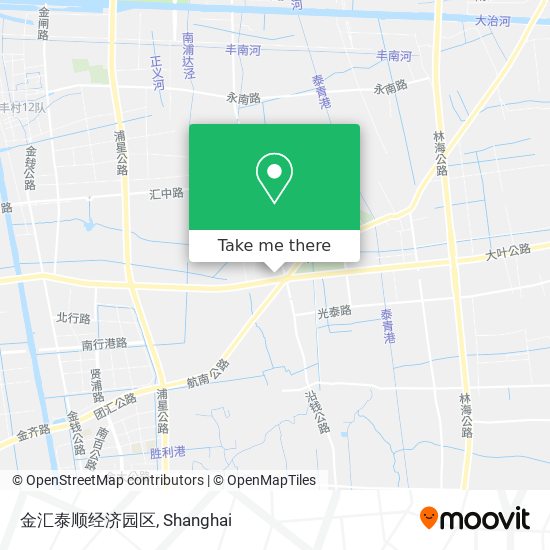金汇泰顺经济园区 map