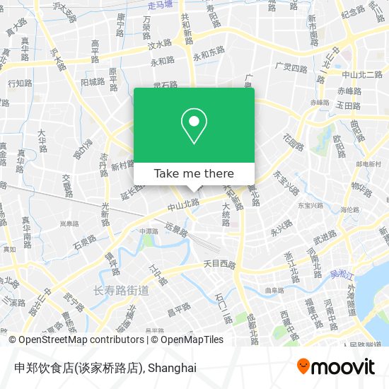 申郑饮食店(谈家桥路店) map