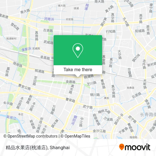 精品水果店(桃浦店) map