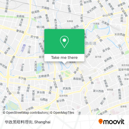 华政黑暗料理街 map