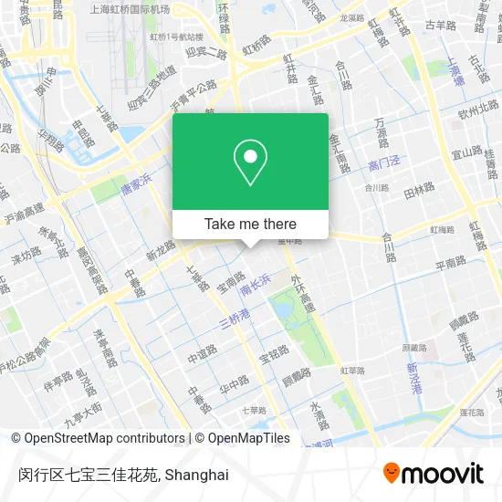 闵行区七宝三佳花苑 map