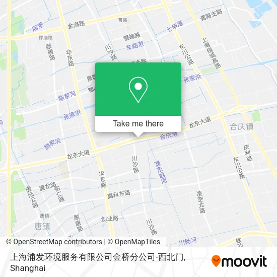 上海浦发环境服务有限公司金桥分公司-西北门 map