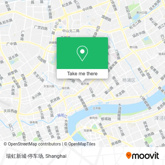 瑞虹新城-停车场 map