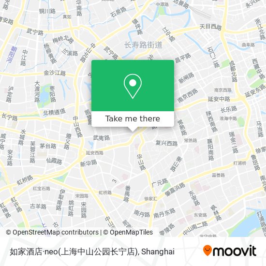 如家酒店·neo(上海中山公园长宁店) map