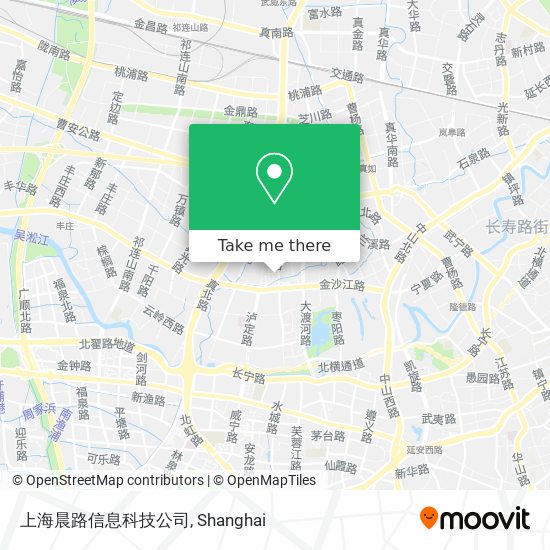 上海晨路信息科技公司 map