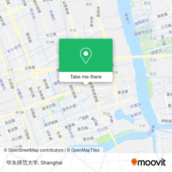华东师范大学 map