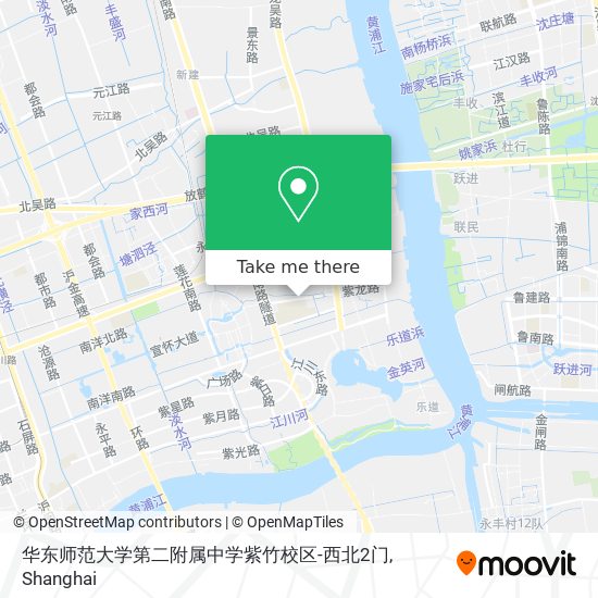 华东师范大学第二附属中学紫竹校区-西北2门 map