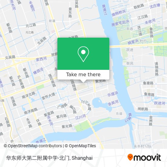 华东师大第二附属中学-北门 map
