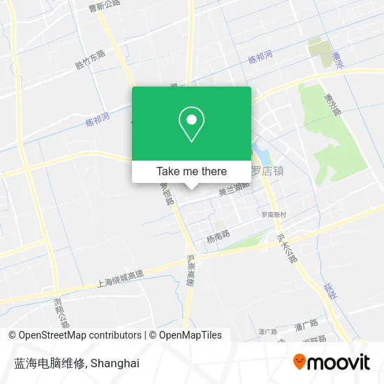 蓝海电脑维修 map