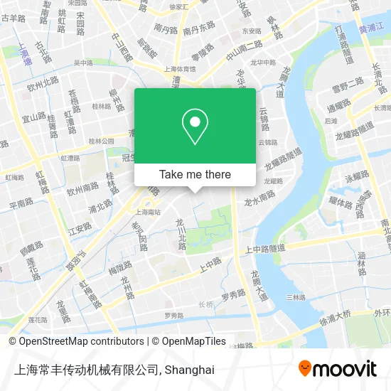 上海常丰传动机械有限公司 map