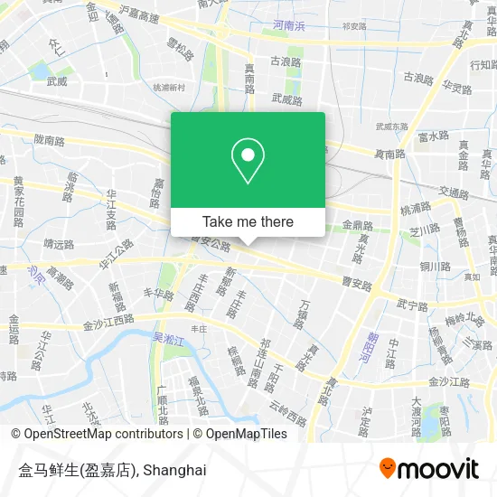盒马鲜生(盈嘉店) map
