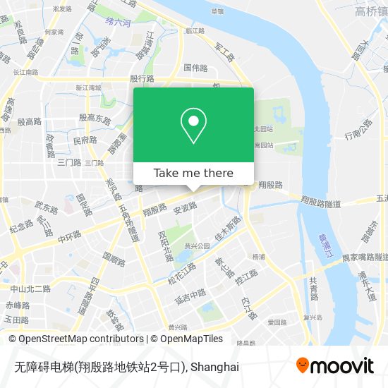 无障碍电梯(翔殷路地铁站2号口) map