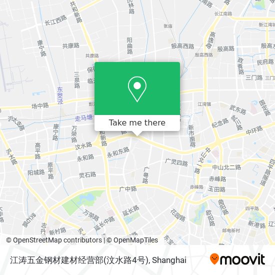 江涛五金钢材建材经营部(汶水路4号) map