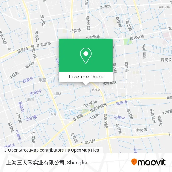 上海三人禾实业有限公司 map