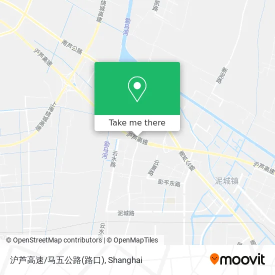 沪芦高速/马五公路(路口) map