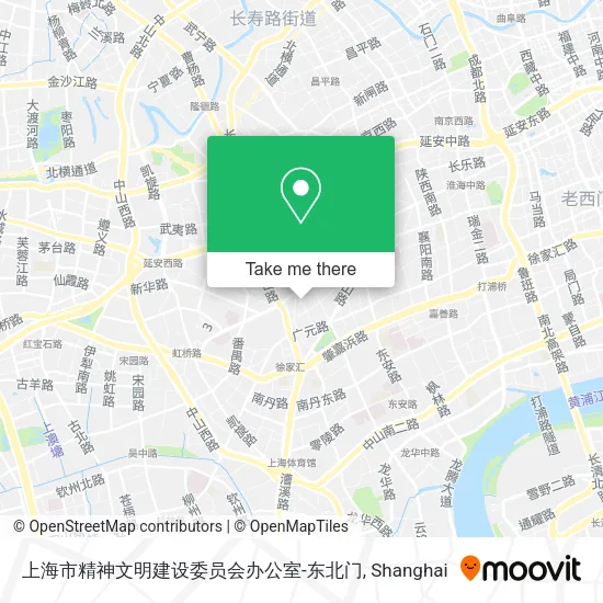 上海市精神文明建设委员会办公室-东北门 map