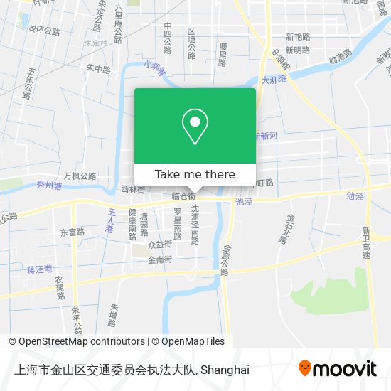 上海市金山区交通委员会执法大队 map