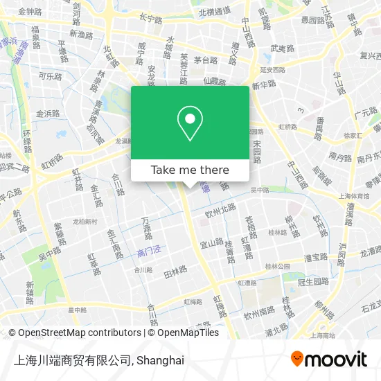 上海川端商贸有限公司 map