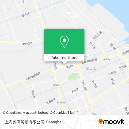 上海盈高贸易有限公司 map