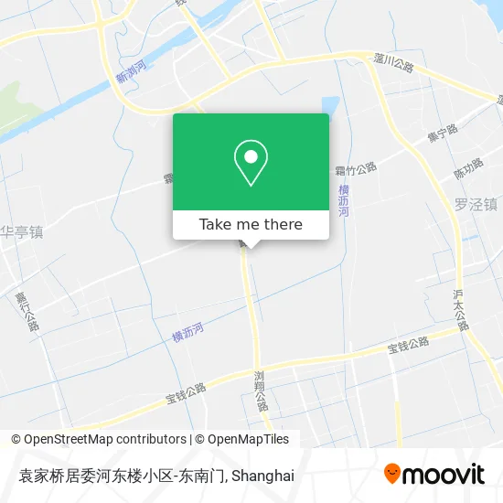 袁家桥居委河东楼小区-东南门 map