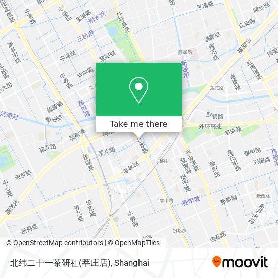 北纬二十一茶研社(莘庄店) map