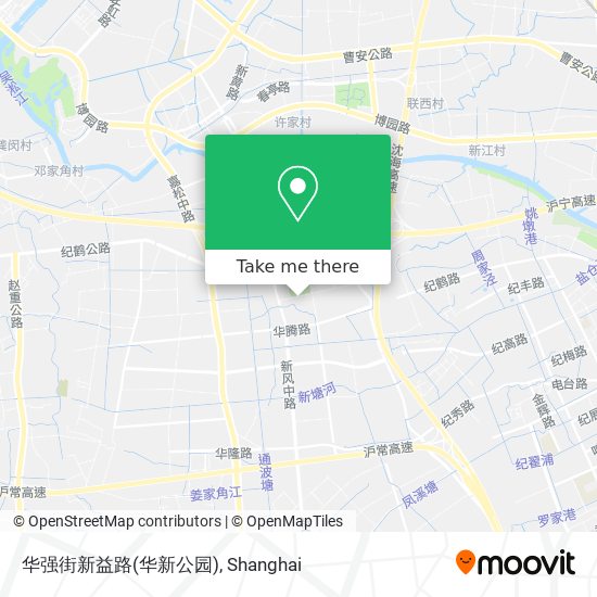 华强街新益路(华新公园) map