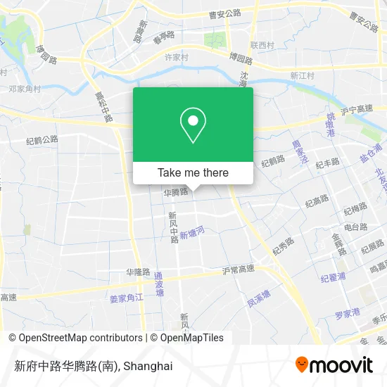 新府中路华腾路(南) map