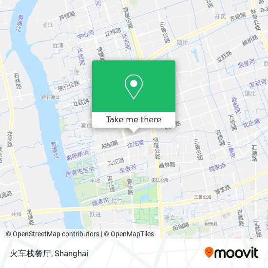 火车栈餐厅 map