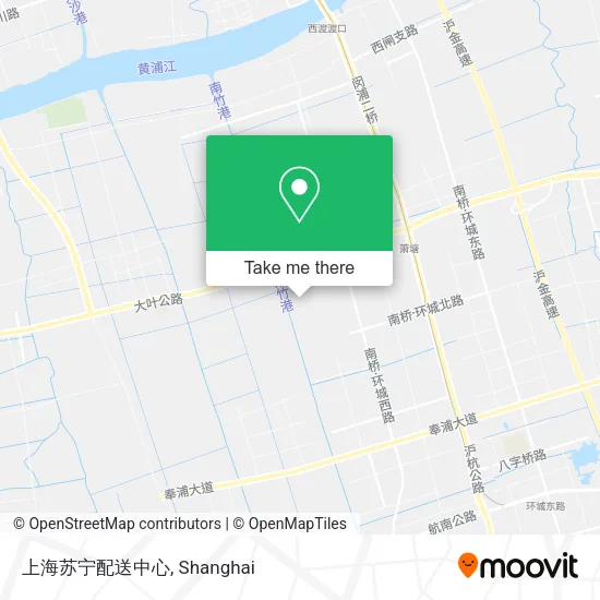 上海苏宁配送中心 map