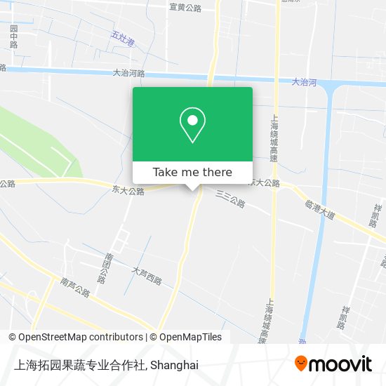 上海拓园果蔬专业合作社 map