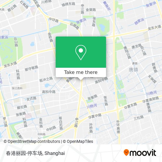 春港丽园-停车场 map