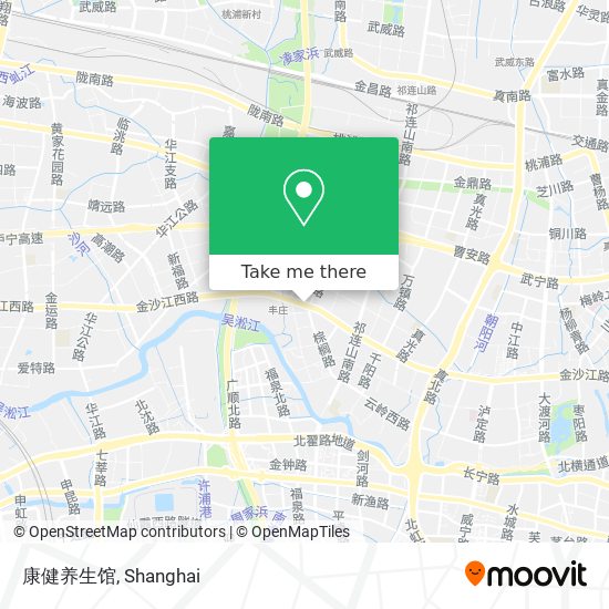 康健养生馆 map