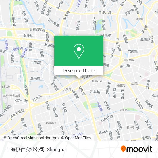 上海伊仁实业公司 map