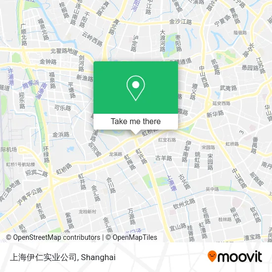 上海伊仁实业公司 map