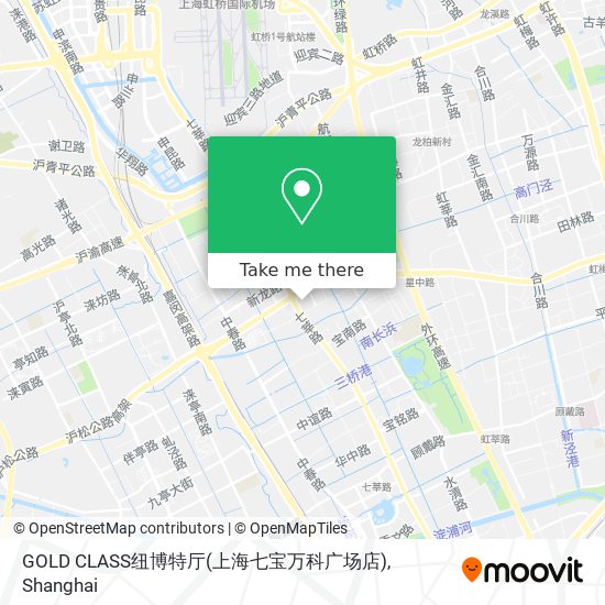 GOLD CLASS纽博特厅(上海七宝万科广场店) map