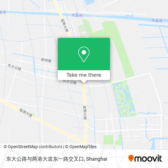 东大公路与两港大道东一路交叉口 map