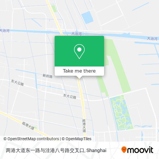 两港大道东一路与洼港八号路交叉口 map