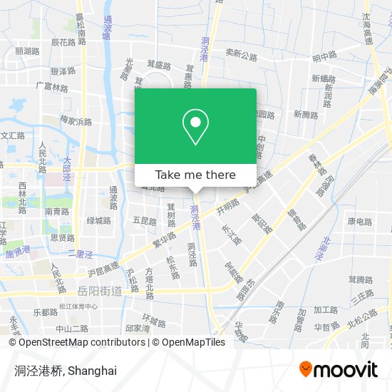 洞泾港桥 map