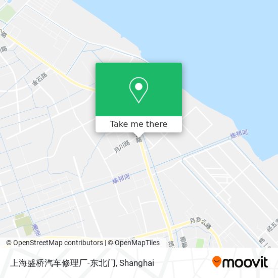 上海盛桥汽车修理厂-东北门 map