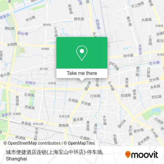 城市便捷酒店连锁(上海宝山中环店)-停车场 map