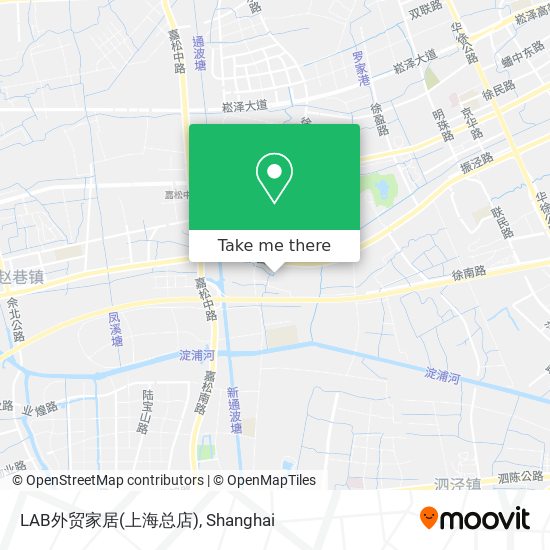 LAB外贸家居(上海总店) map