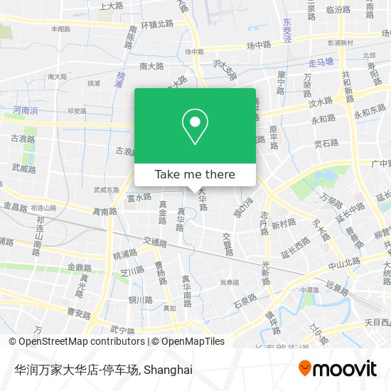 华润万家大华店-停车场 map