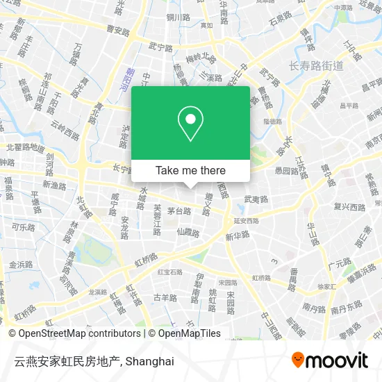 云燕安家虹民房地产 map