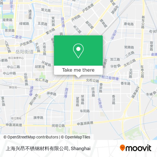 上海兴昂不锈钢材料有限公司 map