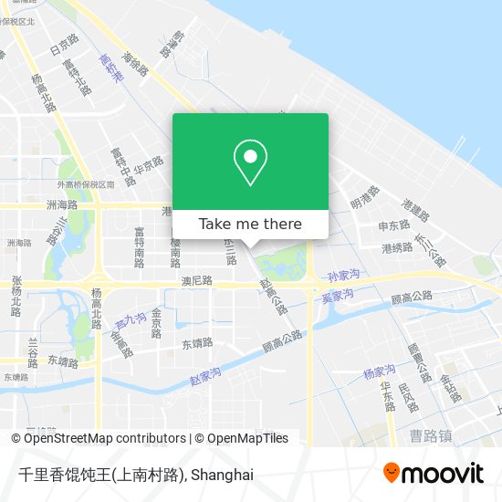 千里香馄饨王(上南村路) map